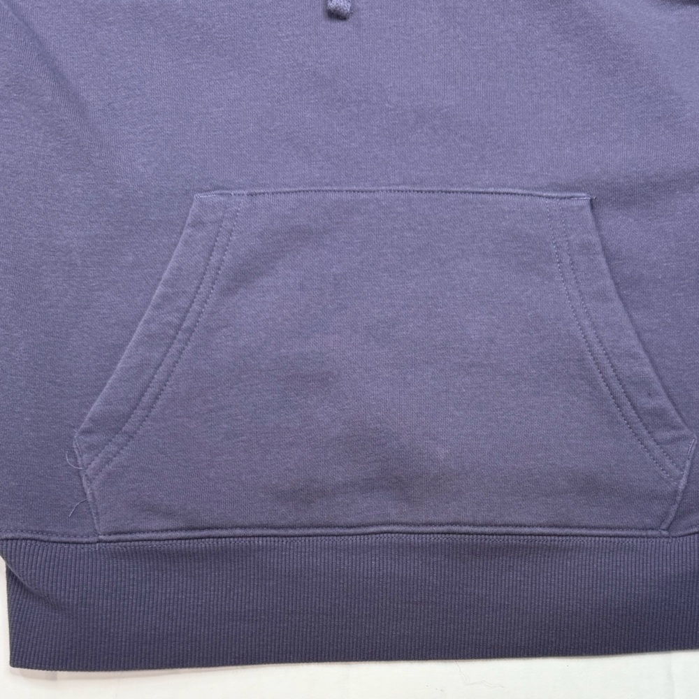 Muted Indigo Pullover Fleece Hoodie with Kangaroo Pocket – FILA - Picture 5 of 6